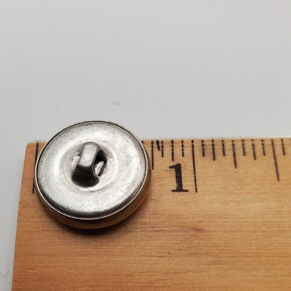 7 Vintage Silvertone Military Buttons Shank Back 2 sizes Great Seal Korean War - Picture 4 of 5